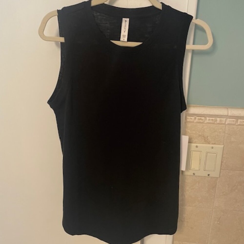 Athleta Breezy Tank in Black-Size Small- New With Tags